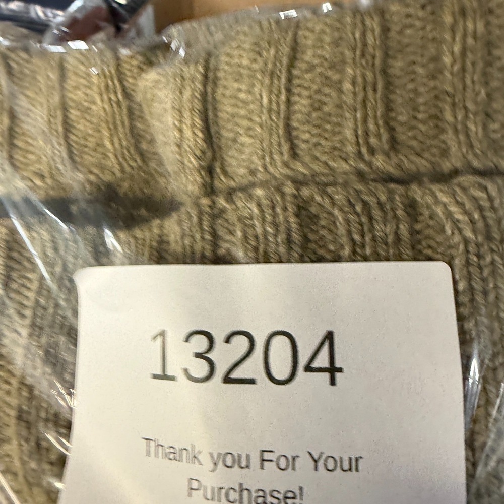 VTG Abercrombie & Fitch Sweater Mens Large Hazel Cable Knit Wool Fisherman Y2K - Picture 14 of 14